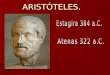 ARISTÓTELES.. “Aristóteles representa o apogeu do pensamento filosófico grego, e o mesmo se pode dizer para a filosofia do direito. Após sua morte, durante