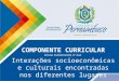 COMPONENTE CURRICULAR Ensino Fundamental, 6º Ano Interações socioeconômicas e culturais encontradas nos diferentes lugares