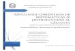 Antologia Comentada Matemáticas IV 2016