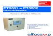 Painéis de telemetria para o saneamento PT5501 e PT5502