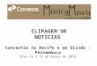 Clipagem de notícias - Música no Museu 2015 no Recife e em Olinda