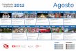 Calendario de festividades y eventos - Agosto 2015