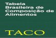 Tabela Brasileira de Composicao de Alimentos - TACO 4 Edicao 