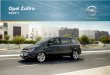 Manual Opel Zafira 2012