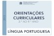 orientações curriculares para o ensino de língua portuguesa