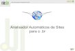 Analisador Automáticos de Sites para o .br - CEPTRO.br