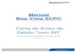 Manual Boa Vista SCPC Carta de Aviso de Débito “com AR”