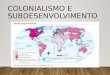 Colonialismo e subdesenvolvimento