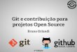 Git e contibuição com projetos open source usando GitHub
