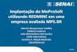 Implantação do MoProSoft utilizando REDMINE em empresa MPS.BR