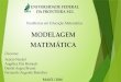 Apresentação Modelagem Matemática