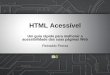HTML Acessível