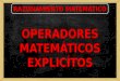 C1 rm   operadores matemáticos explicítos - 3º