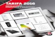Catálogo y tarifas ACV 2016
