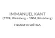 Immanuel Kant - Roteiro de aula
