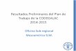 Resultados del Plan de Trabajo de la CODEGALAC  periodo 2014-2015