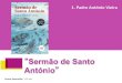 Sermão de Santo António aos Peixes de Padre António Vieira - Síntese
