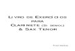 Livro de exercicios para clarinete e sax tenor Bb