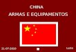 China armas e equipamentos