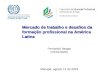Mercado de trabalho e desafios da formação profissional na América Latina