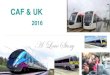Experiencia de la empresa CAF en el sector ferroviario del Reino Unido