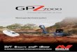 Instruction Manual Minelab GPZ 7000 Metal Detector Portuguese Language 4901 0183-1