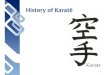 Uma breve linha do tempo sobre a História do Karatê Shotokan