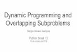 Python Brasil 12 - Overlapping Subproblems