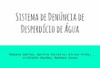 Sistema de denúncia de desperdício de água - Etapa de Síntese