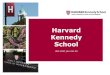 Harvard Kennedy Schol - Sessão Informativa sobre bolsas de estudo nos Estados Unidos