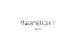 Matemáticas II - bloque 4