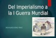 Del imperialismo a la i guerra mundial