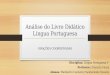 Análise de livros didáticos de língua portuguesa