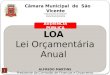 Lei Orçamentária Anual de 2017 - São Vicente