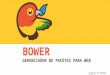 Bower - Gerenciador de Pacotes para WEB