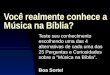 Concurso biblico Musica