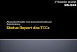 Status Report dos TCCs (SIN-NA8)