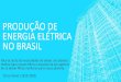 Produção de energia elétrica no brasil
