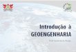 Introdução a geoengenharia