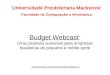 Budget Webcast