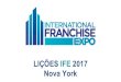 Lições da IFE - Nova York - 2017