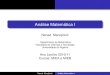 Análise Matemática I - w3.ualg.ptw3.ualg.pt/~nmanoj/classes/AM1/teoricas/AM1_10.pdf · Conteúdos programáticos 1 Introdução Elementos da teoria dos números reais Funções