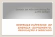 CURSO DE PÓS-GRADUAÇÃO LATO SENSUfei.edu.br/sites/sistemas_eletricos_de_energia.pdf · Objetivo O curso de “Sistemas Elétricos de Energia – Suprimento, Regulação e Mercado”