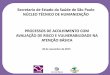 Secretaria de Estado da Saúde de São Paulo NÚCLEO · PDF fileFluxograma analisador ... Apresentação do projeto para os profissionais Visita às unidades para identificação de