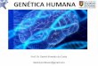 GENÉTICA HUMANA - · PDF fileO trabalho pioneiro de Garrod sobre a herança de algumas doenças metabólicas seja de 1908, a genética humana das 3 primeiras décadas do século XX