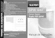 Manual SPW 440 - PDF - Solutech Distribuidora · PDF fileSensor microprocessadocom análise digital dos movimentos. ... centrais com aviso de bateria baixa dos sensores sem fio. 