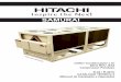 SAMURAI - Hitachi Ar Condicionadohitachiapb.com.br/static/site/files/IHCT2-RCUAR010_Re… ·  · 2017-05-24AJUSTE DO CONTROLADOR ... Peso Líquido 1753 1835 1875 3239 3306 3417 3444