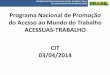 Apresentação do · PDF file• O balanço do PRONATEC- BSM 2013 no Brasil (total de matrículas em 2013, percentual de matrículas por região, porte populacional, estados, principais
