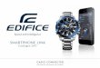 BLEcata A6 - Casio WATCH* World Time Stopwatch Rio de Janeiro Target Tune su EDIFICE CASIO