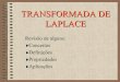 TRANSFORMADA DE LAPLACE - Essel Eletromecânicaessel.com.br/cursos/material/05/scap10.pdf · A tabela dá a transformada de Laplace de como Utilizando a tabela, a transformada de